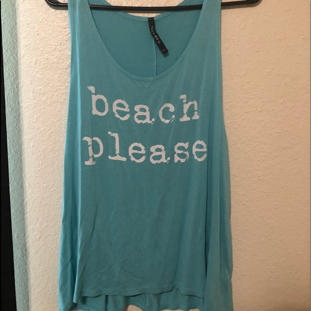 Beach Please tank top